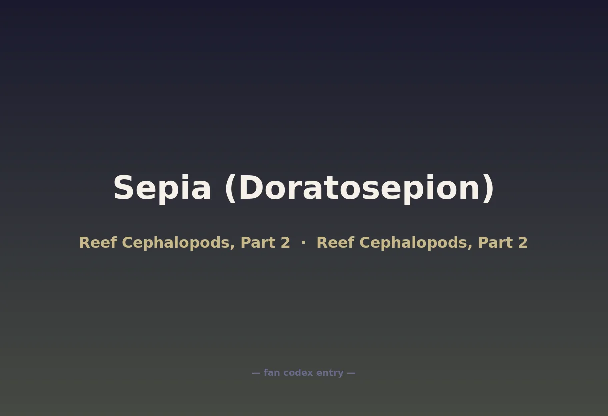 Sepia (Doratosepion)