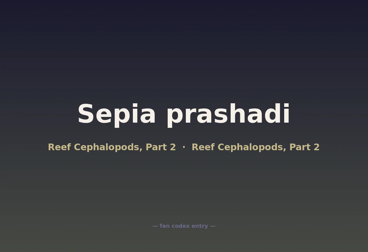 Sepia prashadi