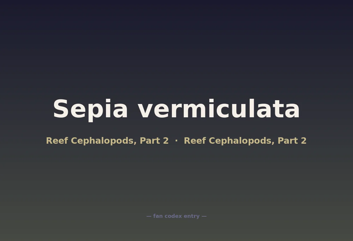 Sepia vermiculata