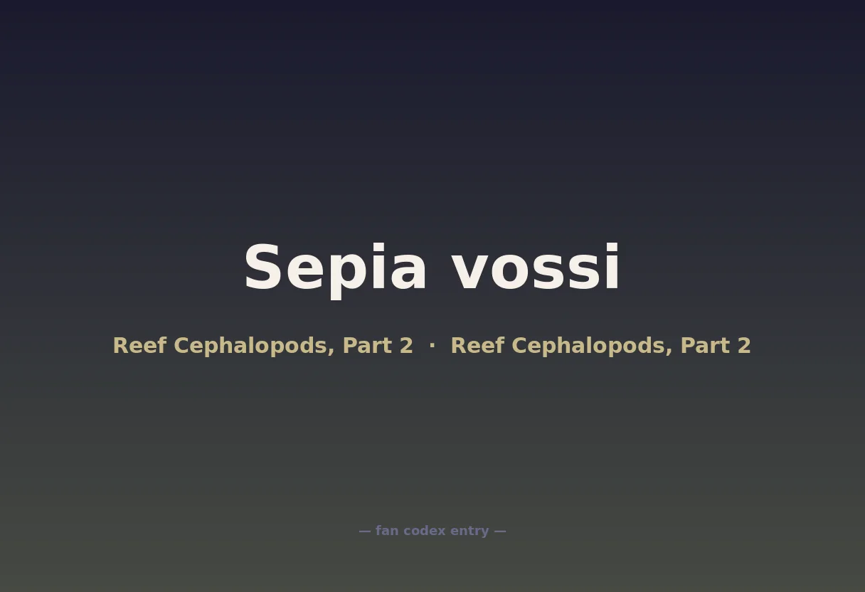 Sepia vossi