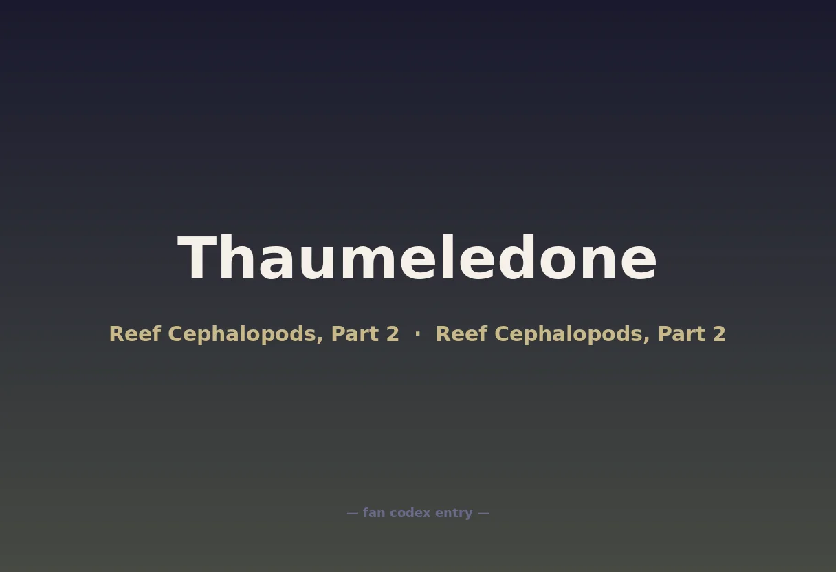 Thaumeledone