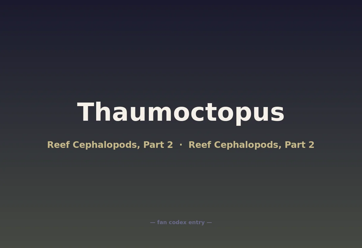 Thaumoctopus