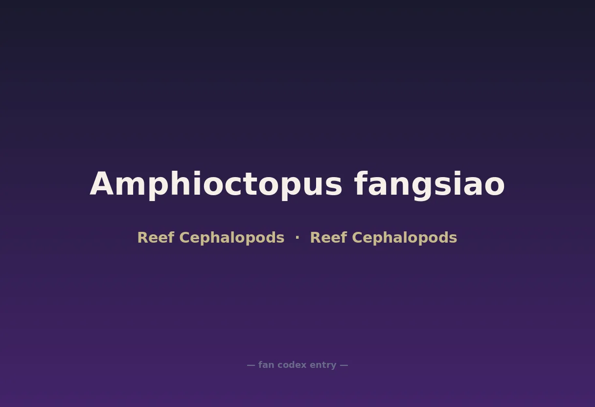 Amphioctopus fangsiao