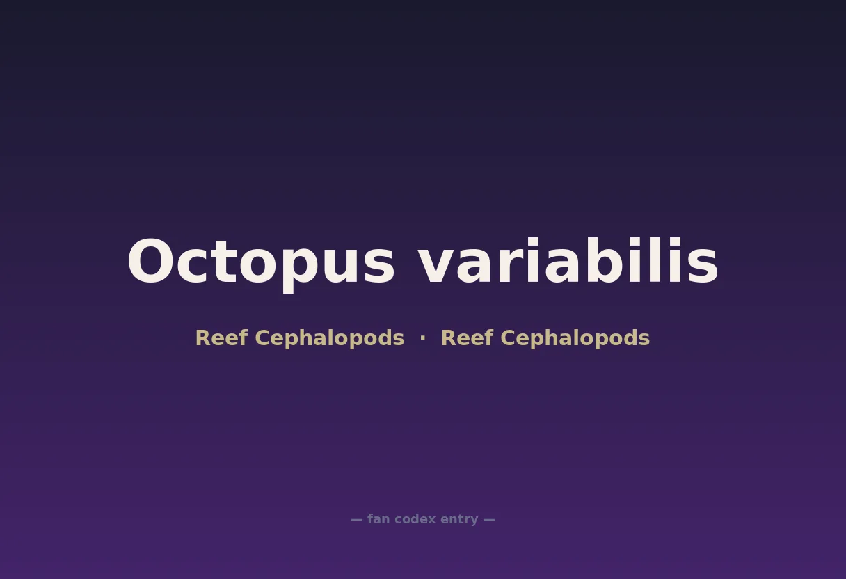 Octopus variabilis