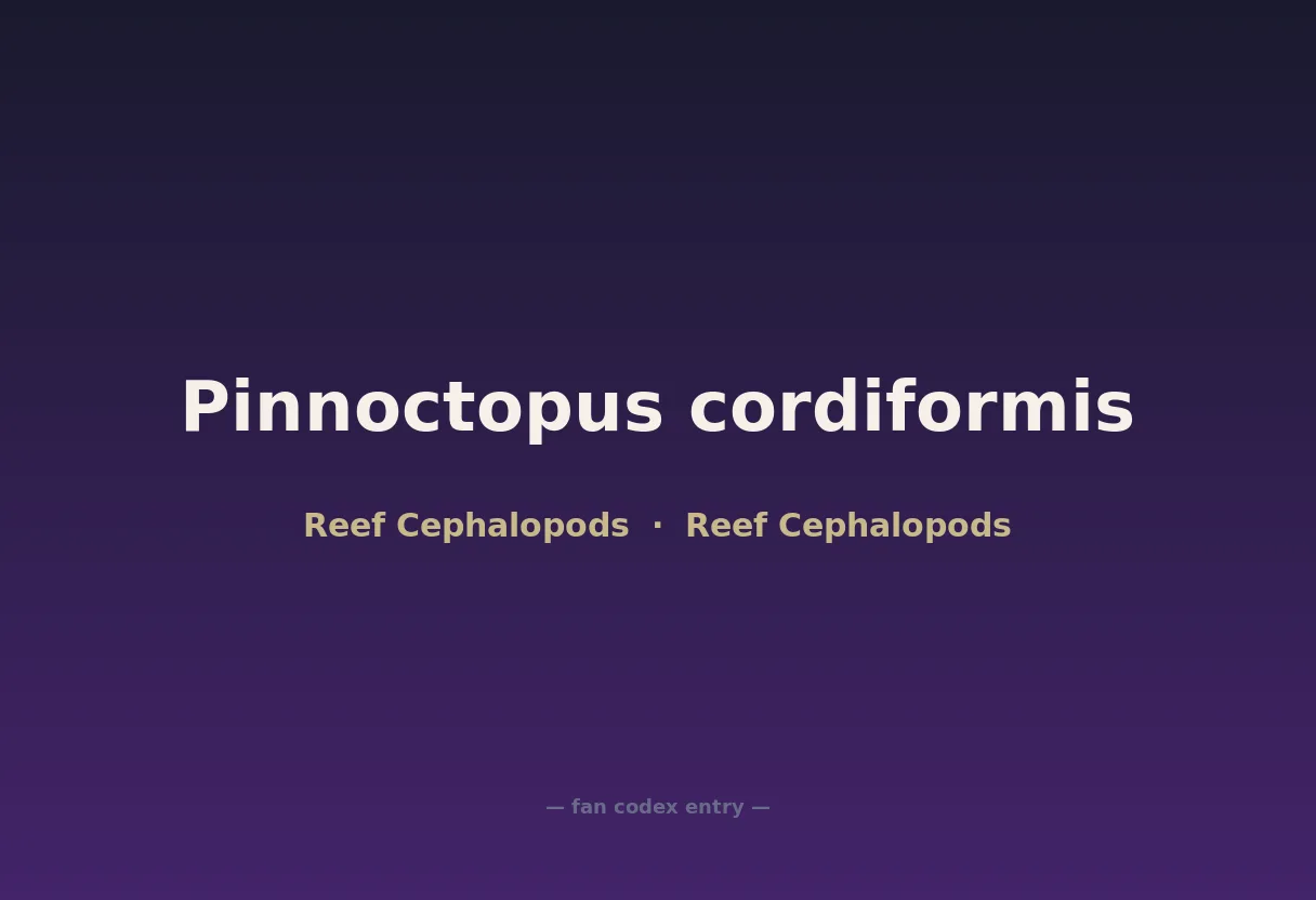 Pinnoctopus cordiformis