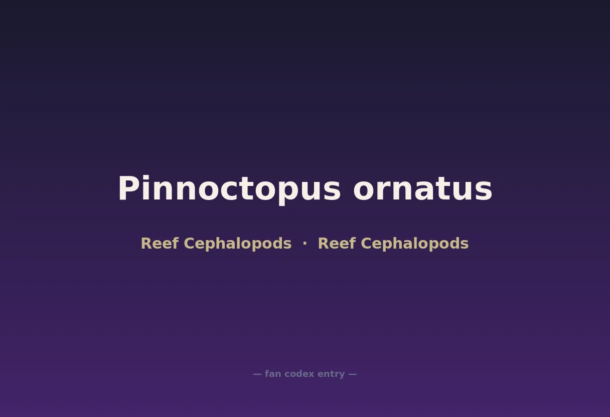 Pinnoctopus ornatus