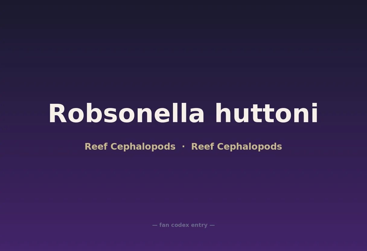 Robsonella huttoni