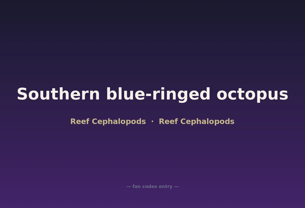 Southern blue-ringed octopus