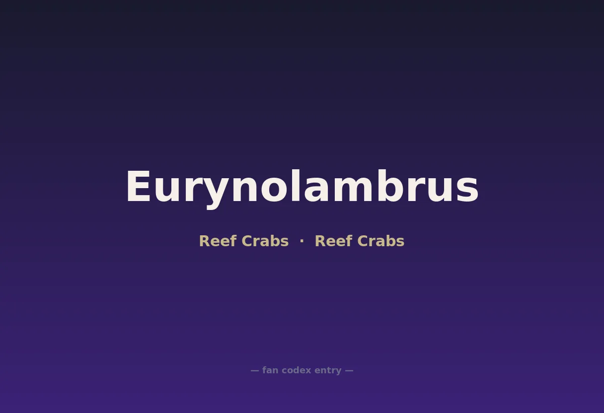 Eurynolambrus