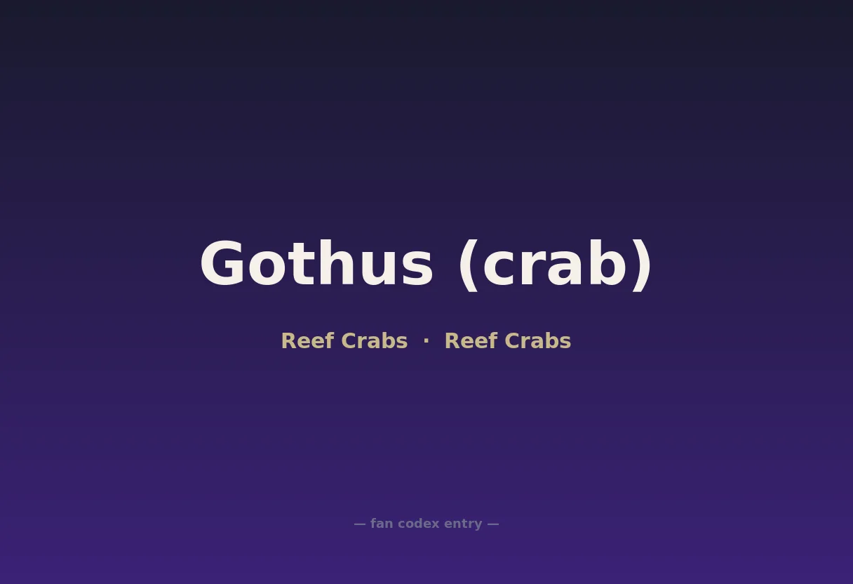 Gothus (crab)
