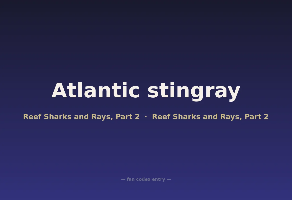 Atlantic stingray