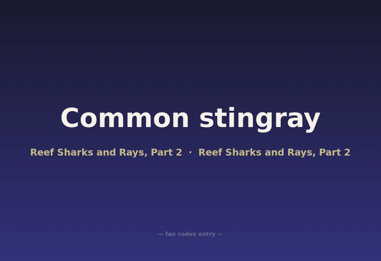Common stingray