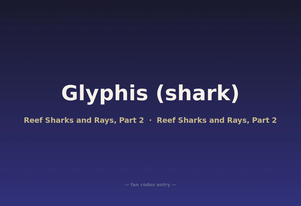 Glyphis (shark)