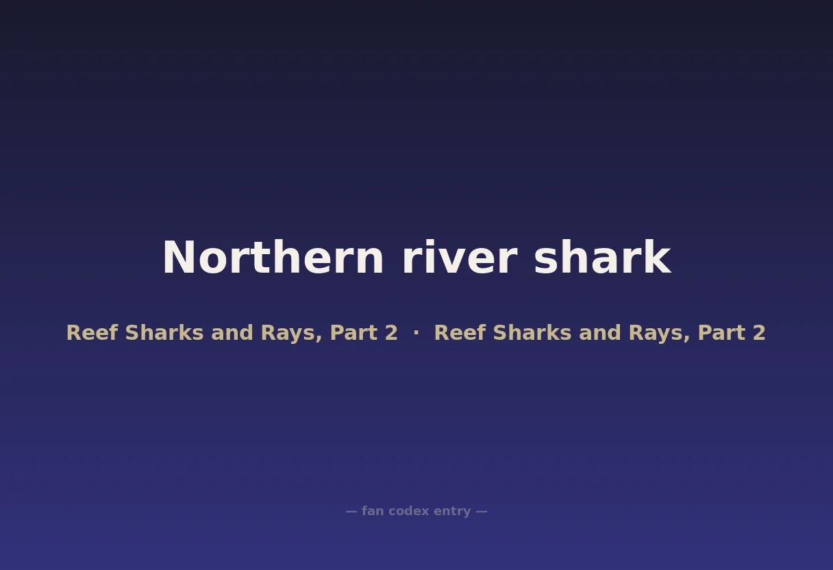 Northern river shark