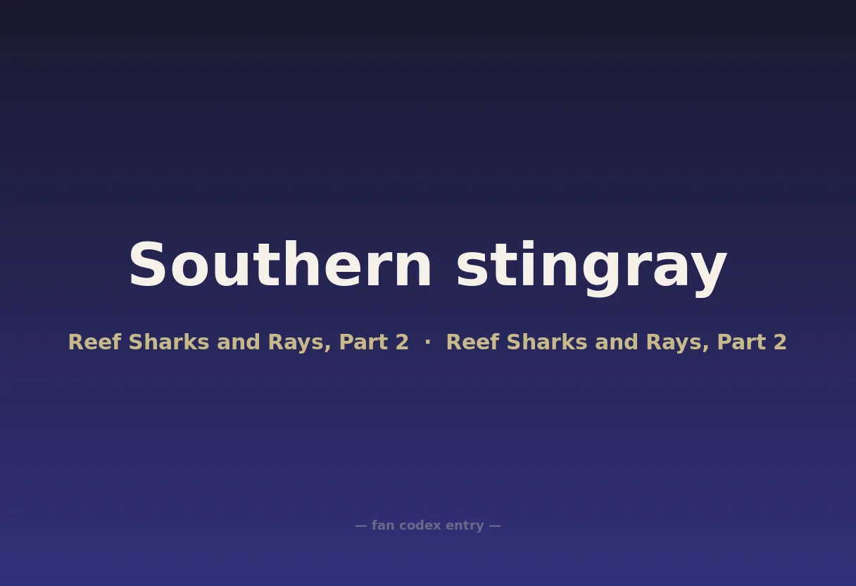 Southern stingray