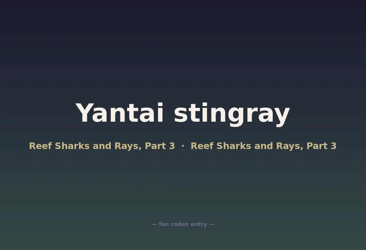 Yantai stingray