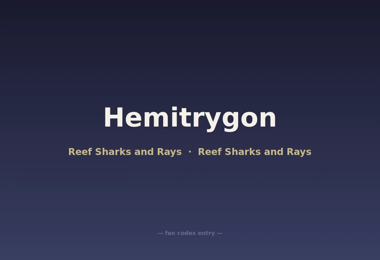 Hemitrygon