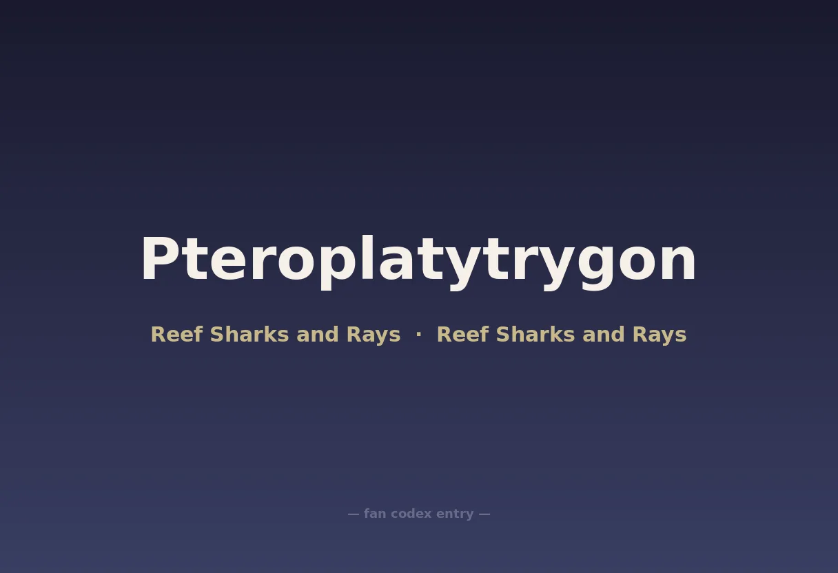 Pteroplatytrygon