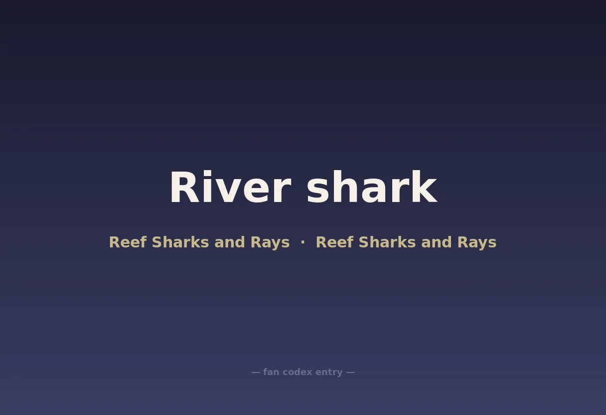 River shark