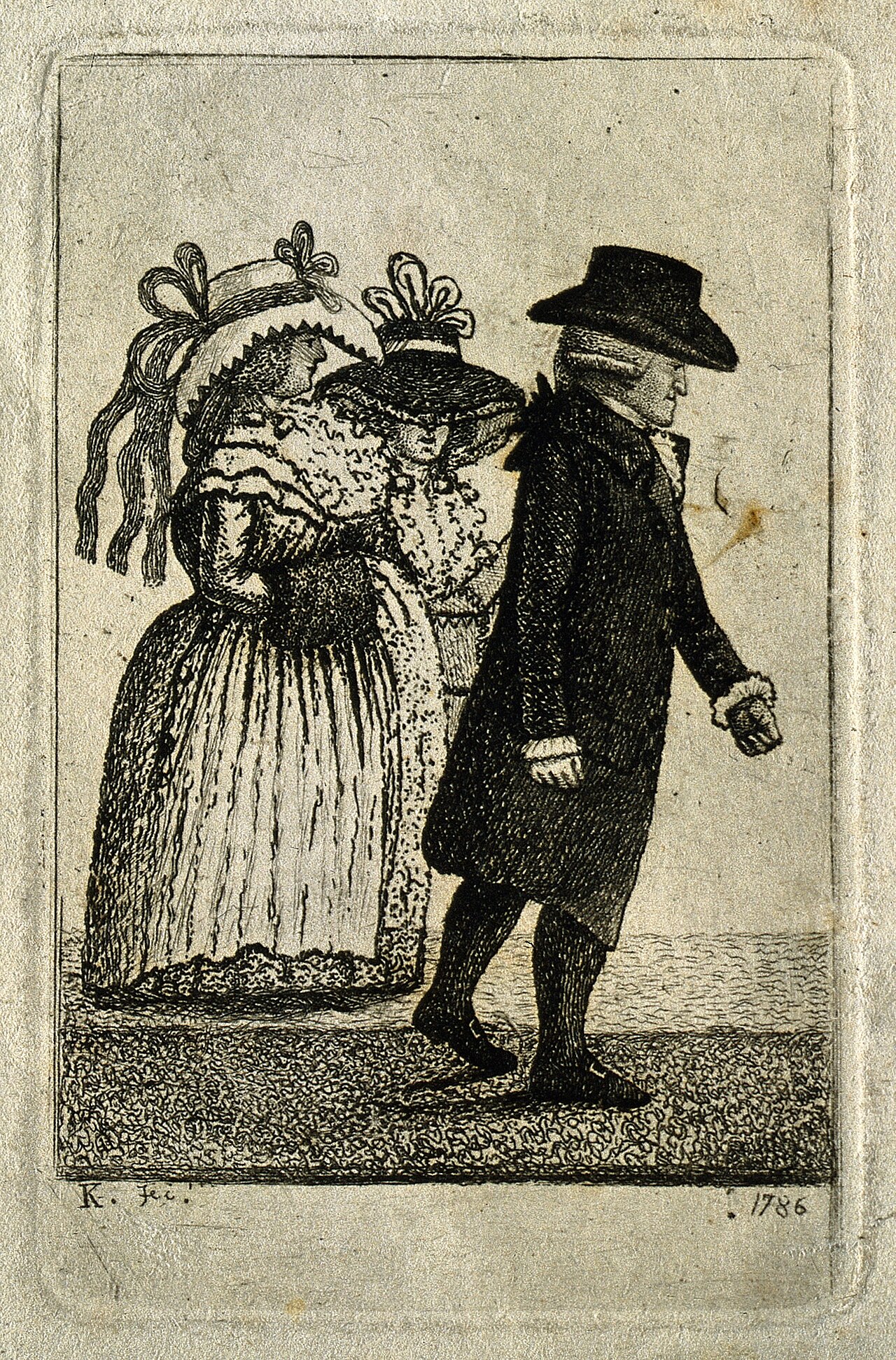 Alexander Hamilton. Etching by J. Kay, 1786. Wellcome