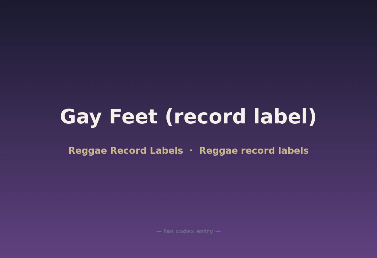 Gay Feet (record label)
