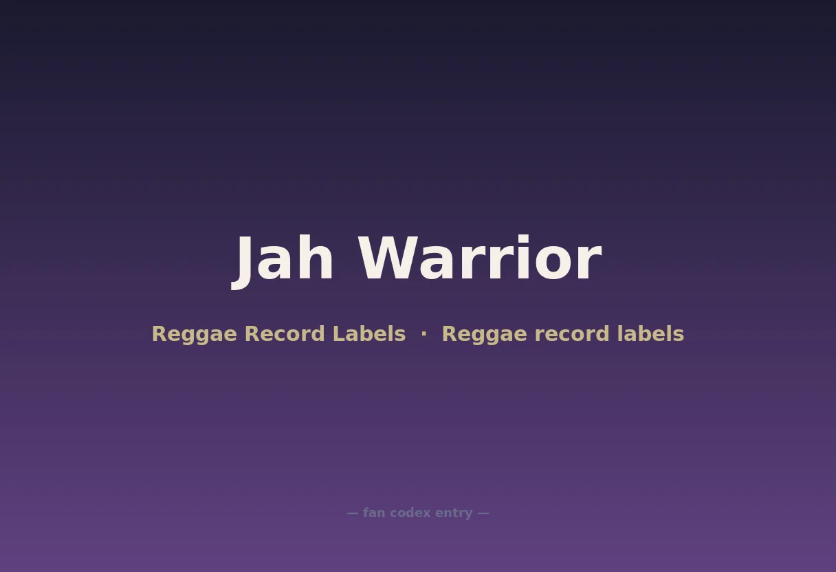 Jah Warrior