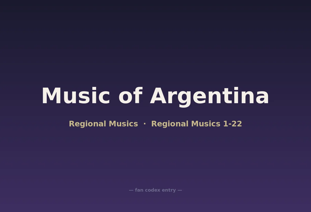 Music of Argentina