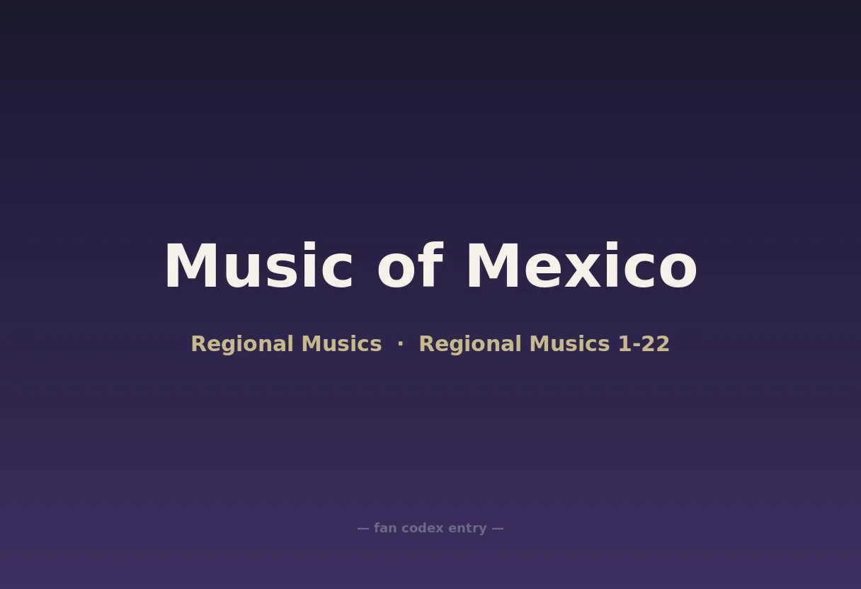 Music of Mexico