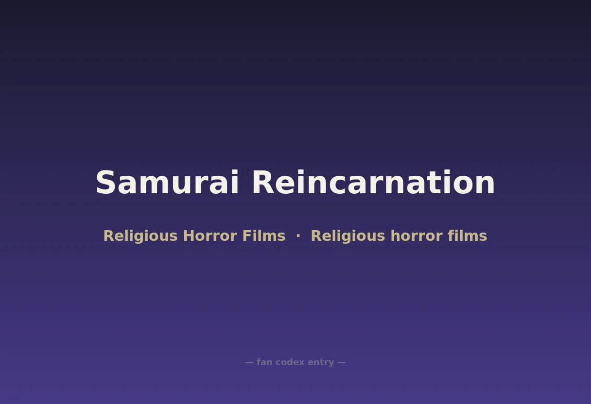 Samurai Reincarnation