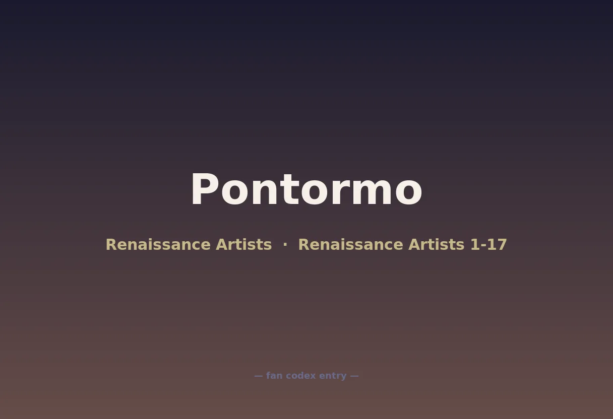 Pontormo