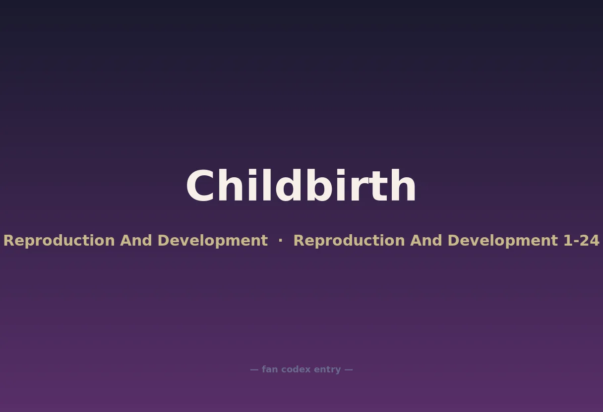 Childbirth