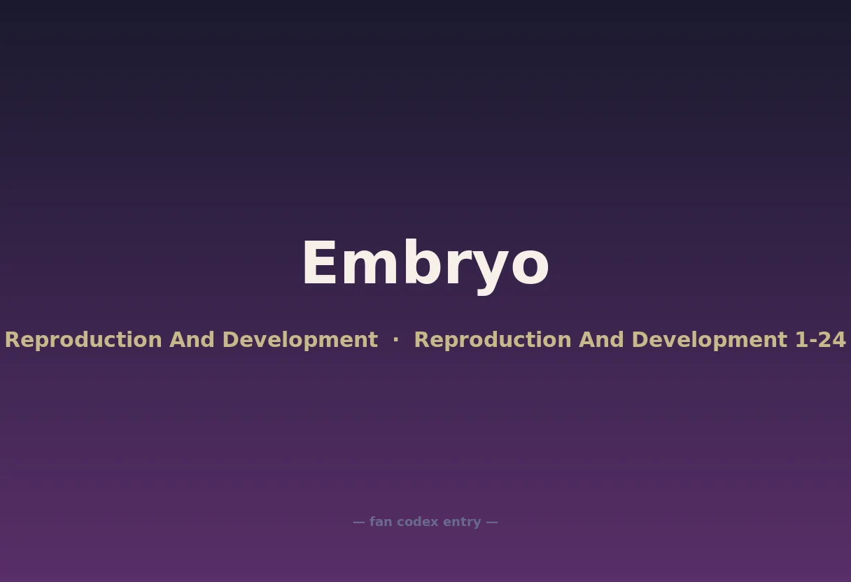 Embryo