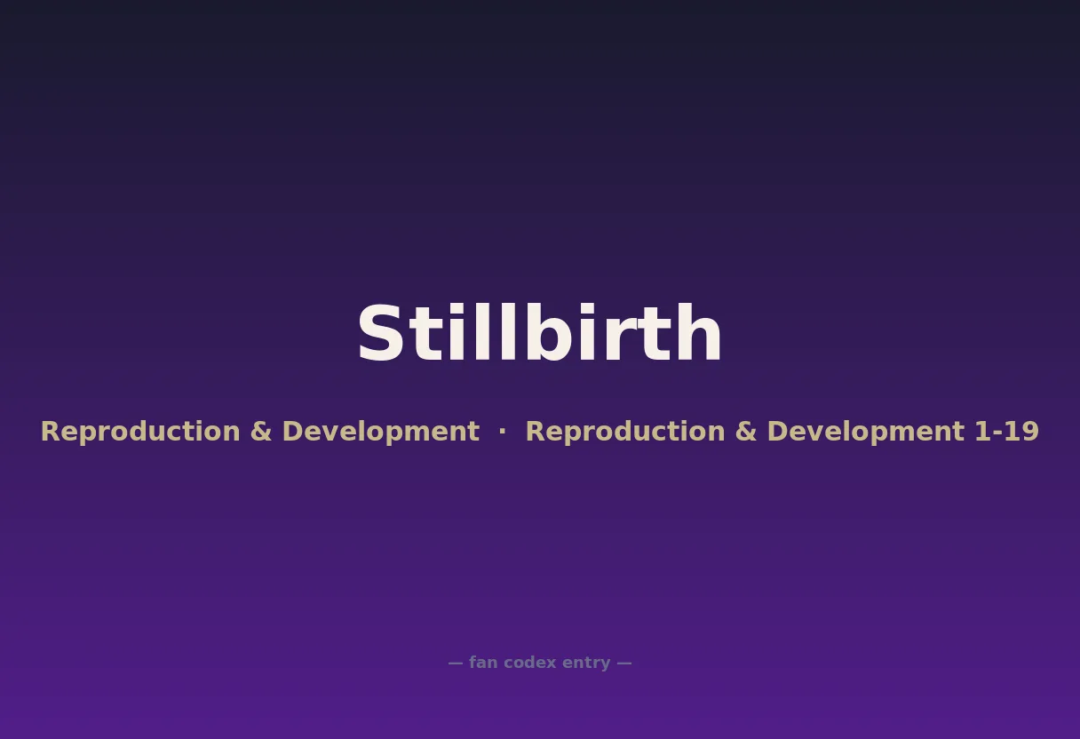 Stillbirth