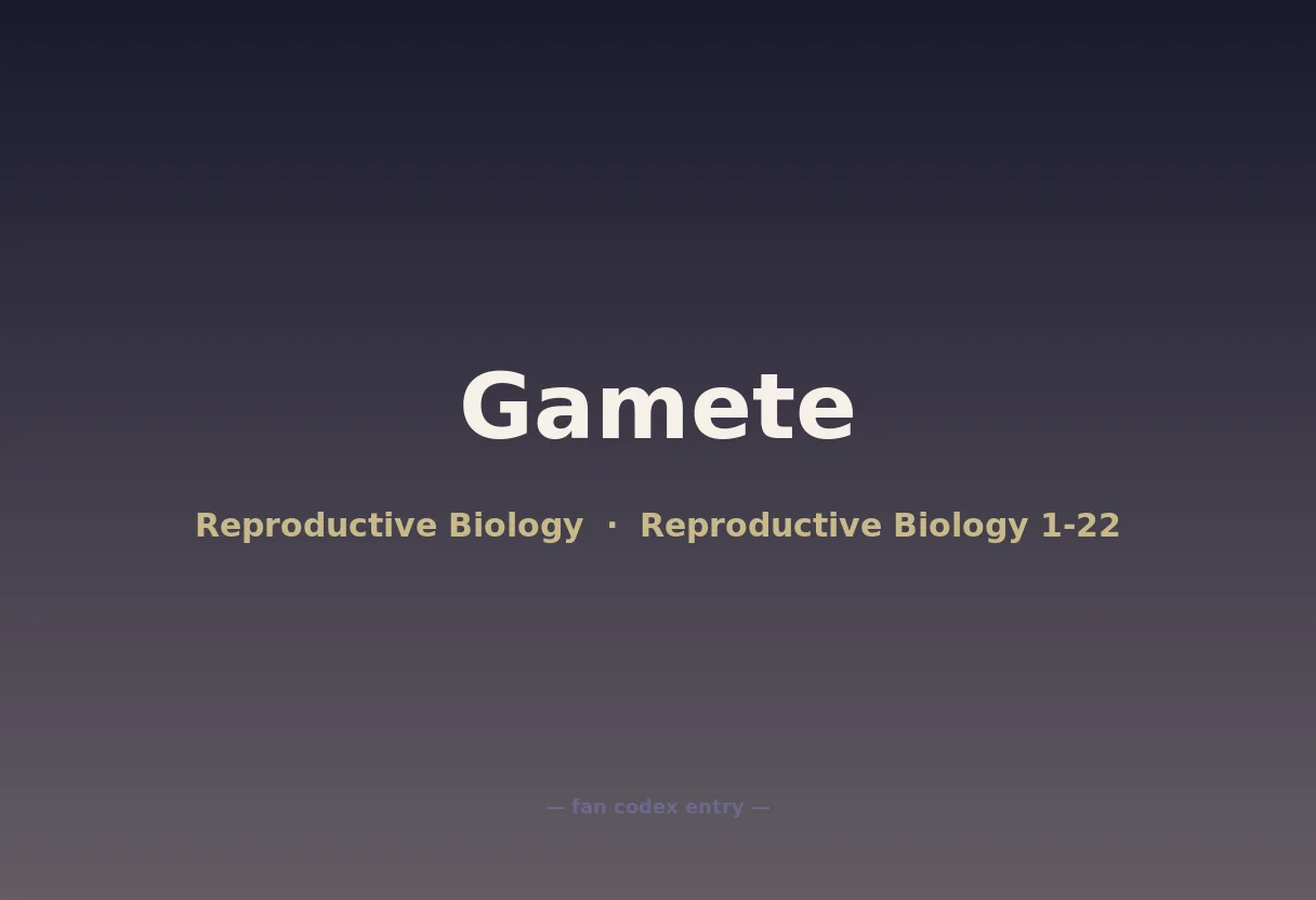 Gamete