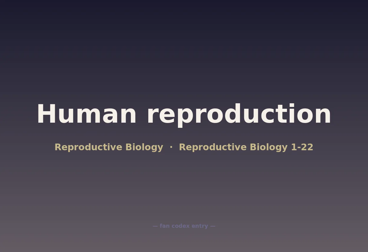 Human reproduction