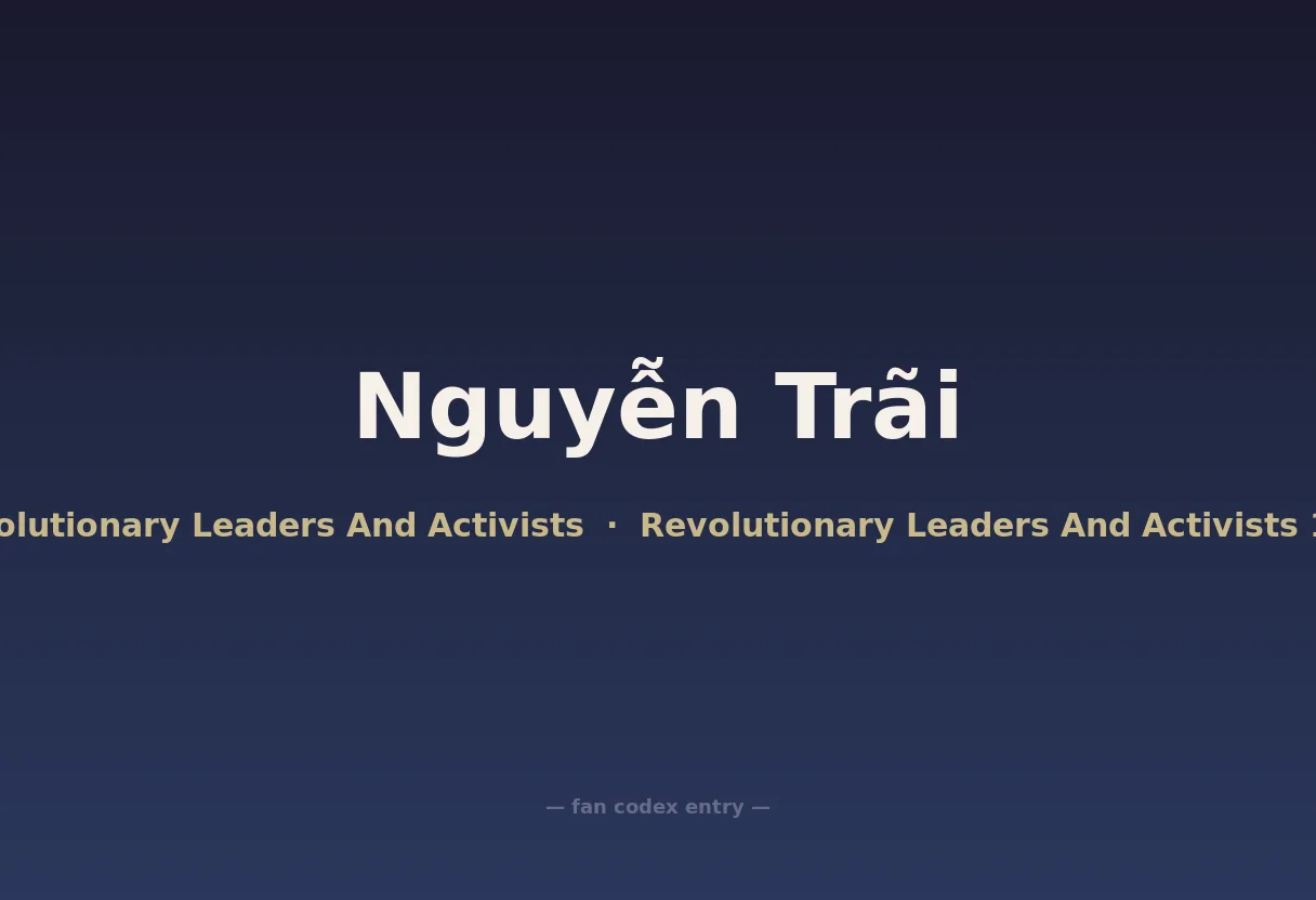 Nguyễn Trãi