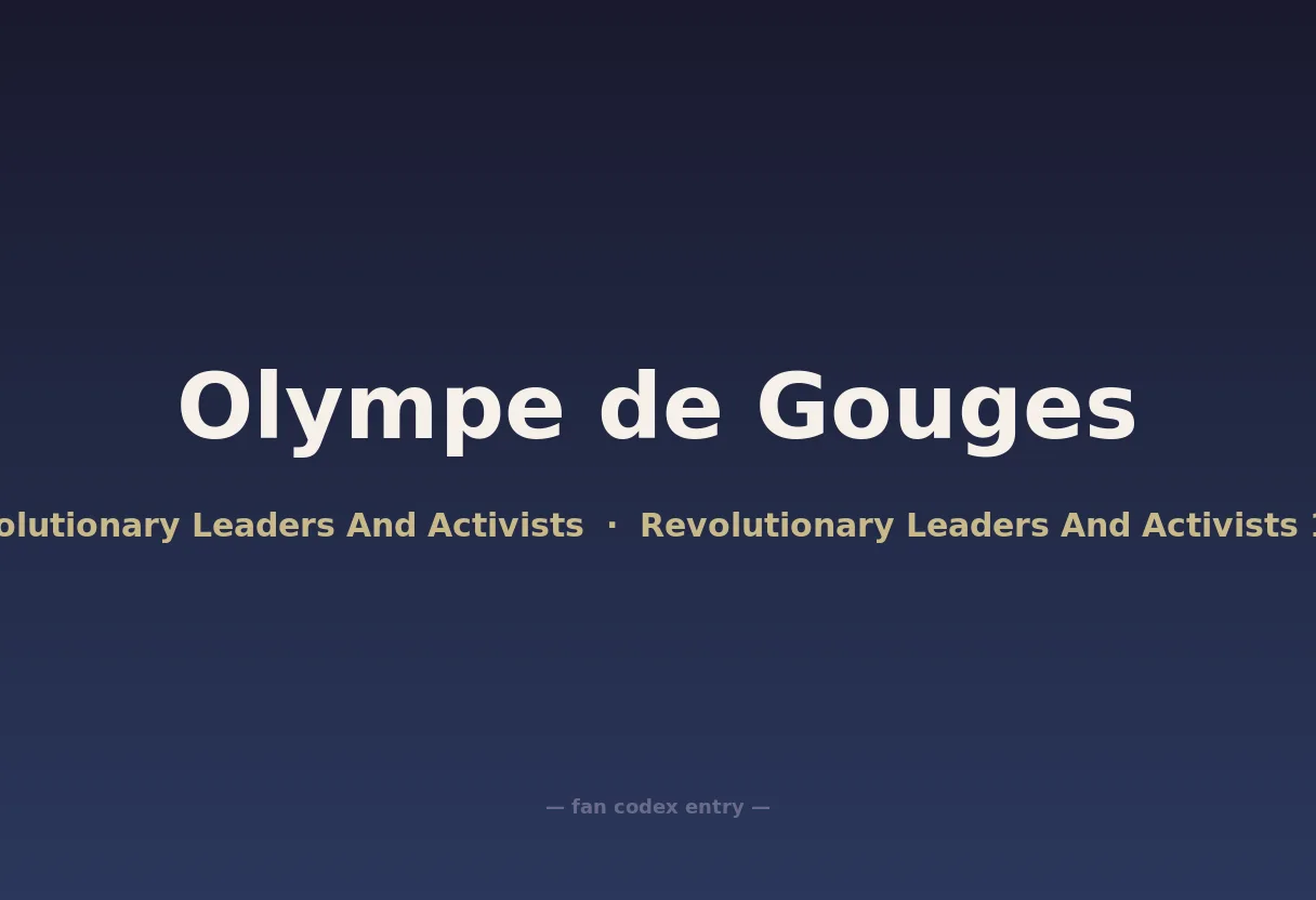 Olympe de Gouges
