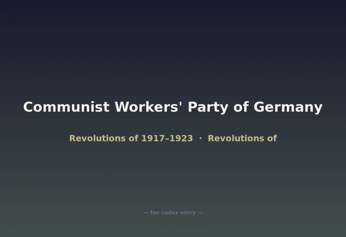 Communist Workers' Party of Germany