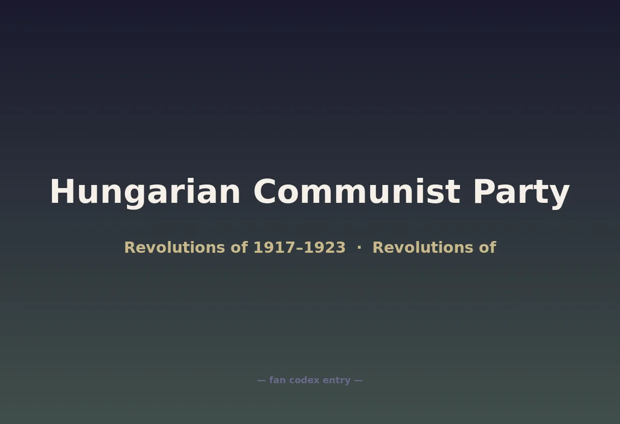 Hungarian Communist Party