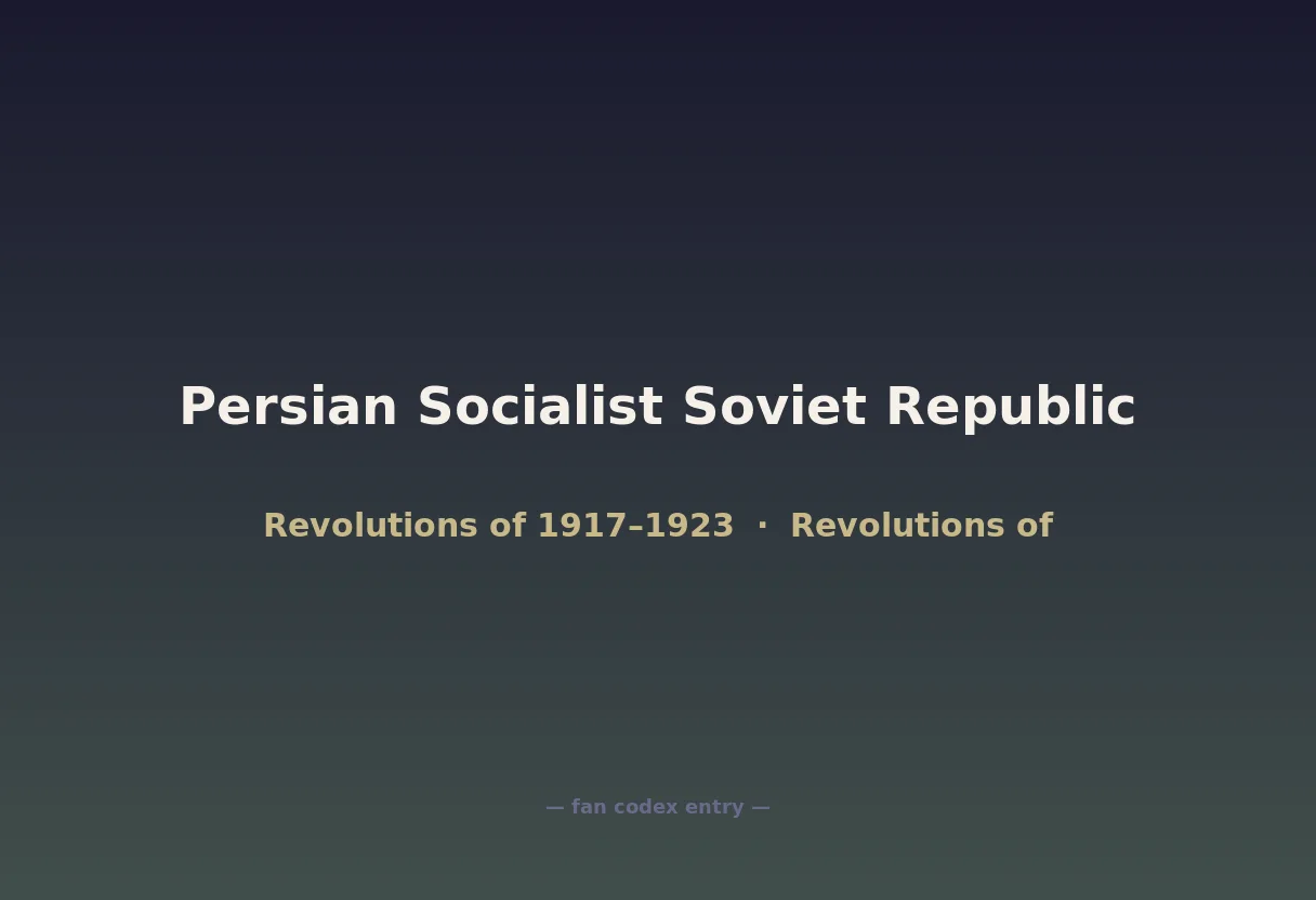 Persian Socialist Soviet Republic