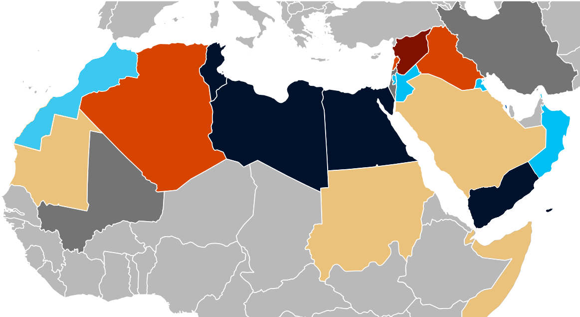 Arab-Spring map