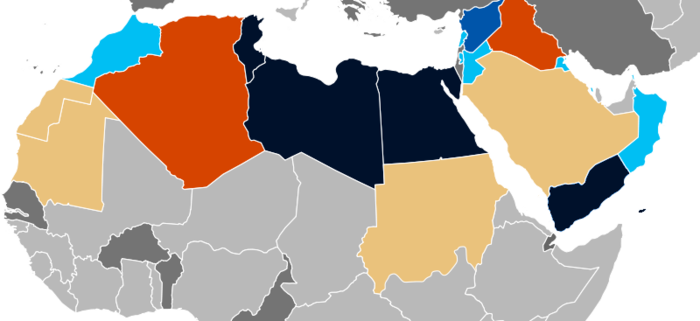 Arab Spring Map Updated