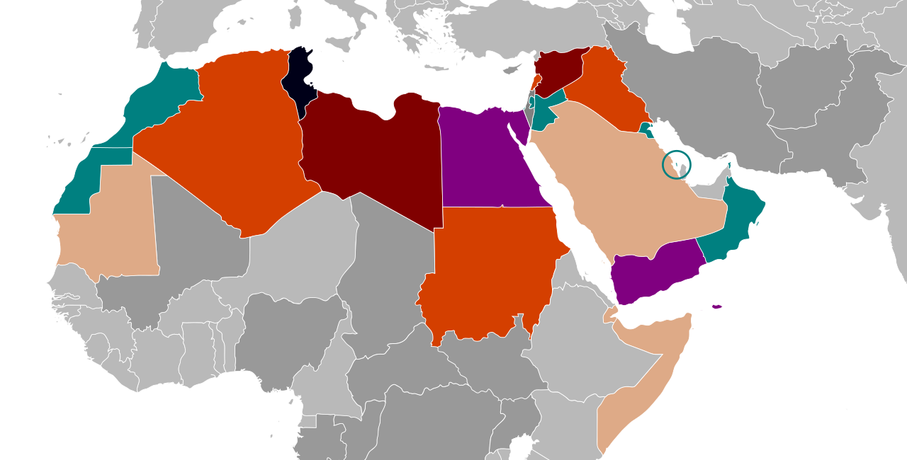 Arab Spring and Regional Conflict Map