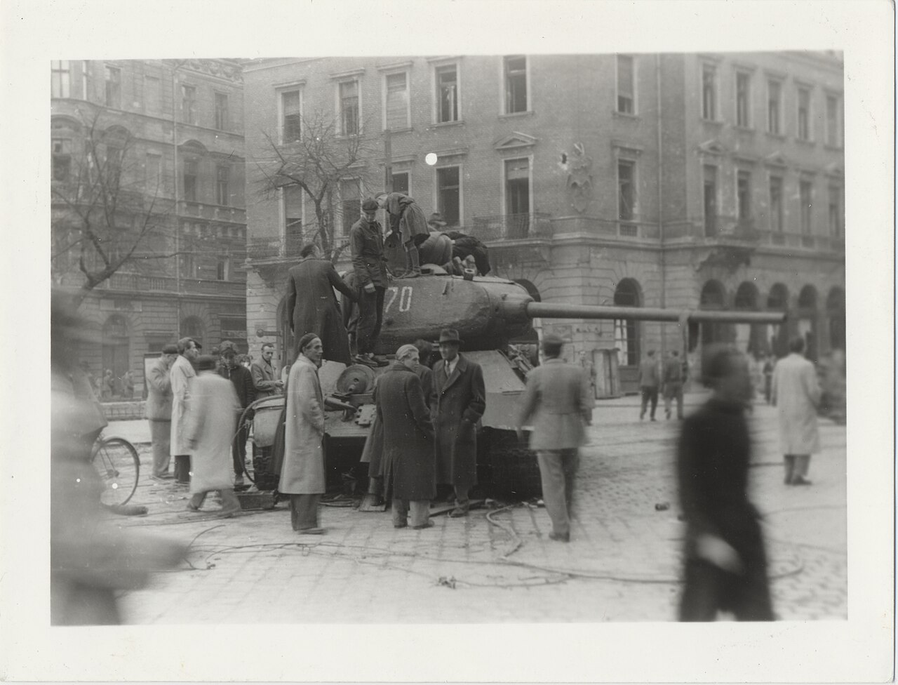 1956, Budapest, József körút - Baross utca