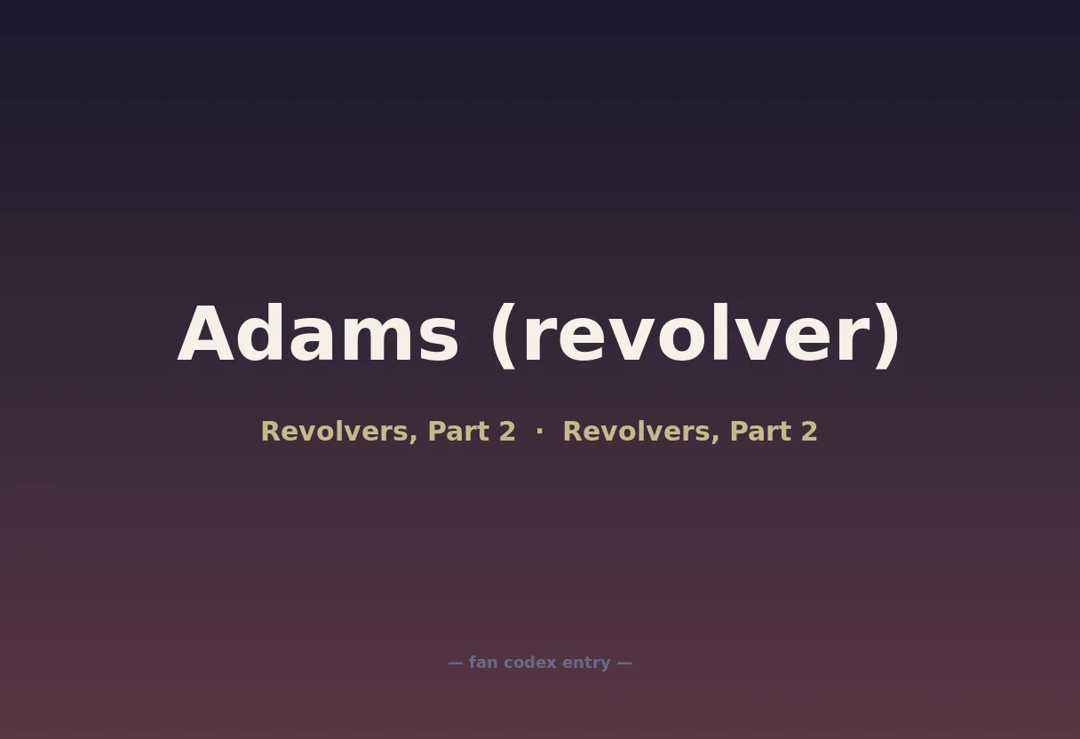 Adams (revolver)