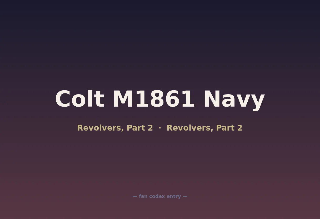 Colt M1861 Navy