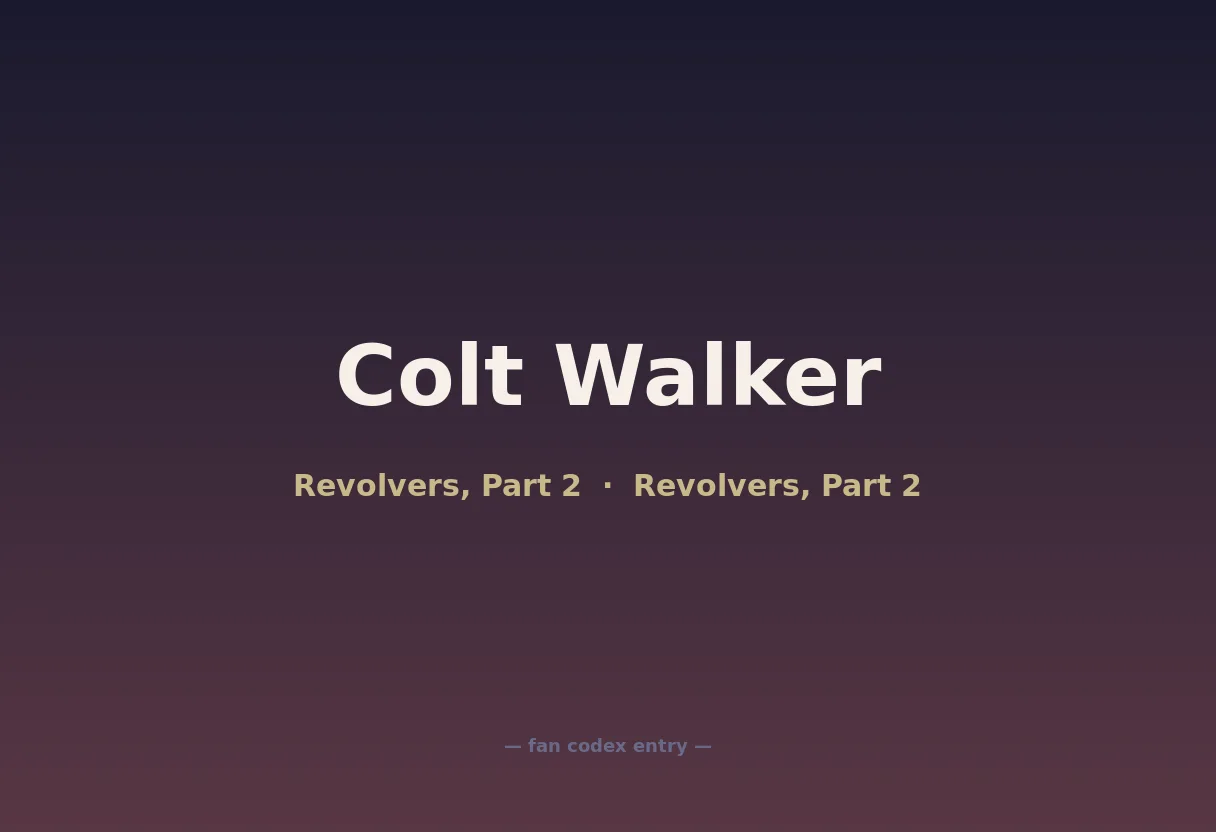 Colt Walker