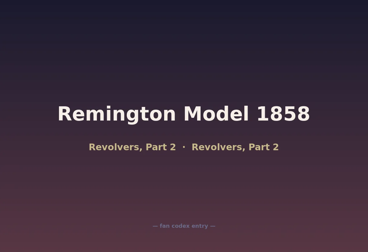 Remington Model 1858