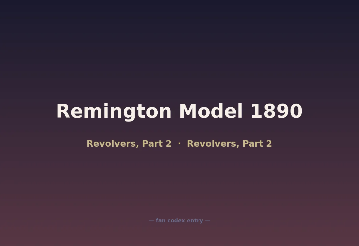 Remington Model 1890