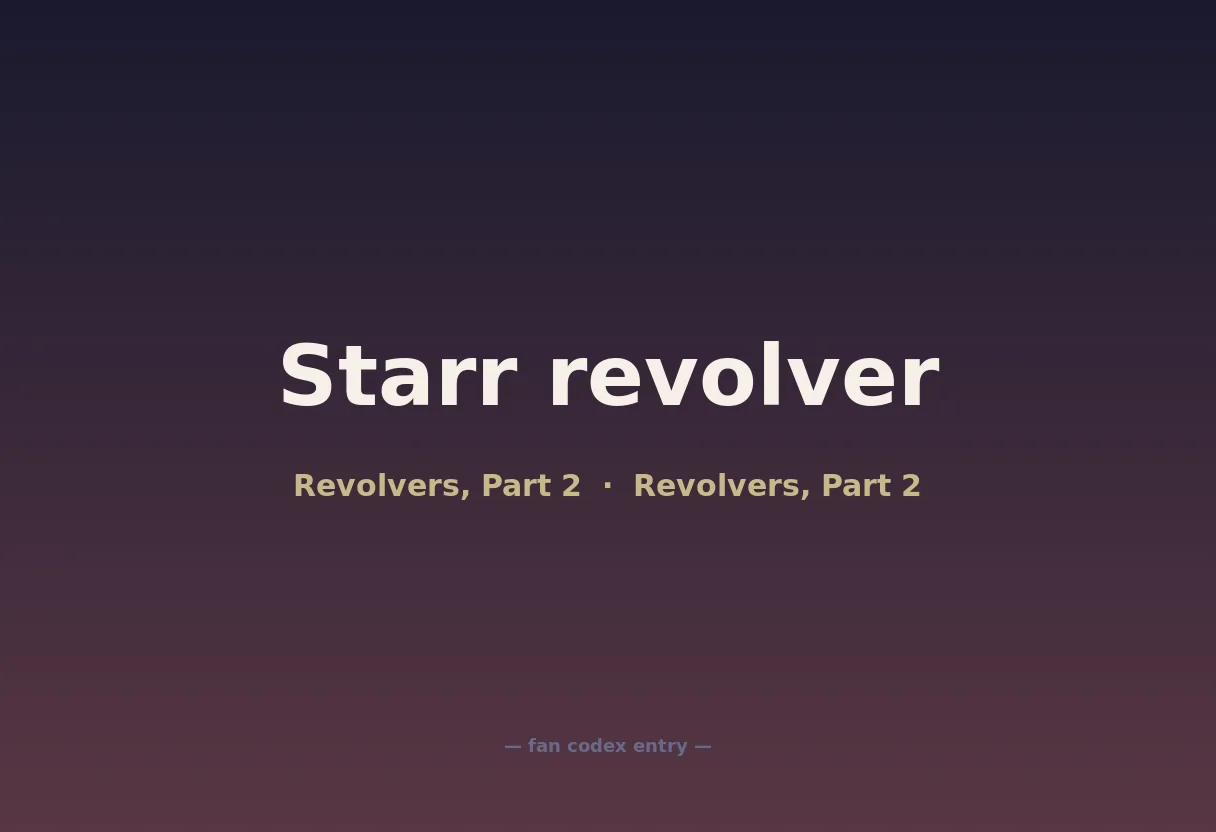 Starr revolver